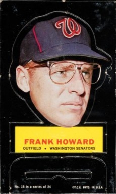 1967 Topps Stand-Up Test Issue Frank Howard #15 Baseball Card