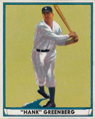 1941 Play Ball "Hank" Greenberg #18 Baseball Card