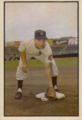 1953 Bowman Color Jim Brideweser #136 Baseball Card