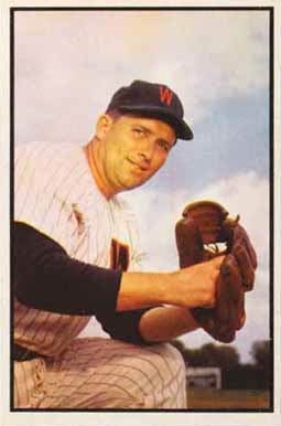 1953 Bowman Color Frank (Spec) Shea #141 Baseball Card