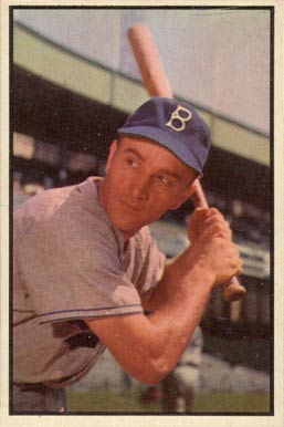 1953 Bowman Color George Shuba #145 Baseball Card