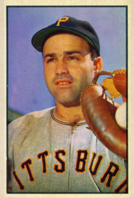 1953 Bowman Color Joe Garagiola #21 Baseball Card