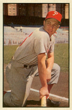 1953 Bowman Color Mel Clark #67 Baseball Card