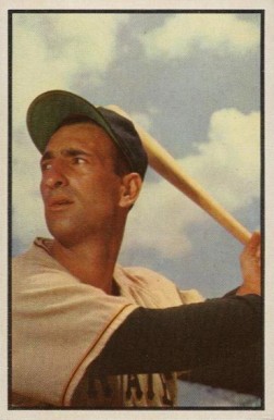 1953 Bowman Color Cal Abrams #160 Baseball Card