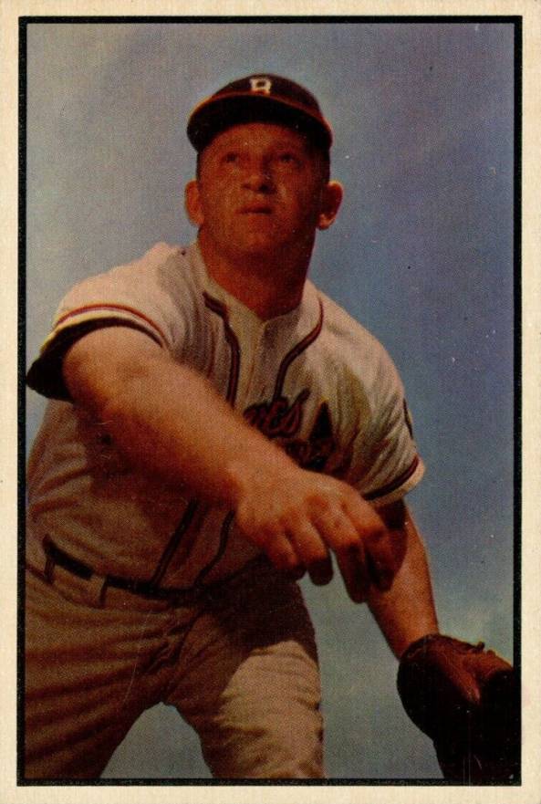1953 Bowman Color Max Surkont #156 Baseball Card