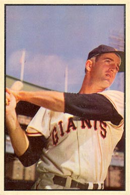 1953 Bowman Color Don Mueller #74 Baseball Card