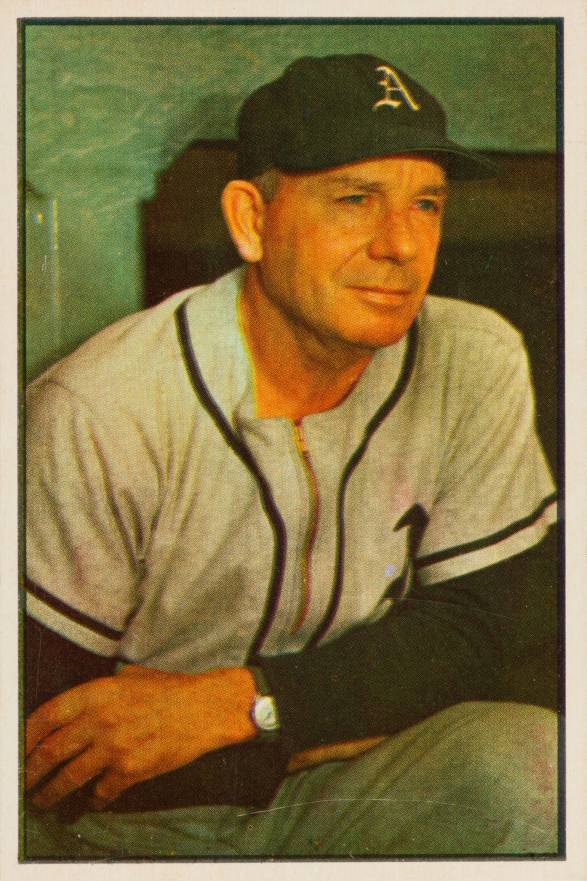 1953 Bowman Color Jimmy Dykes #31 Baseball Card