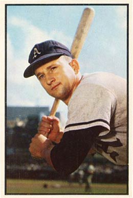 1953 Bowman Color Joe Astroth #82 Baseball Card