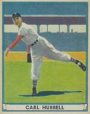 1941 Play Ball Carl Hubbell #6 Baseball Card