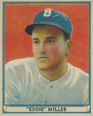 1941 Play Ball "Eddie" Miller #1 Baseball Card