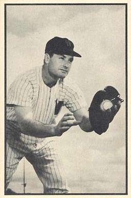 1953 Bowman B & W Floyd Baker #49 Baseball Card