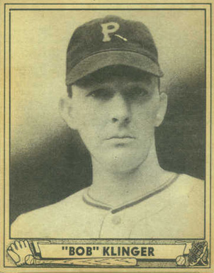 1940 Play Ball "Bob" Klinger #165 Baseball Card