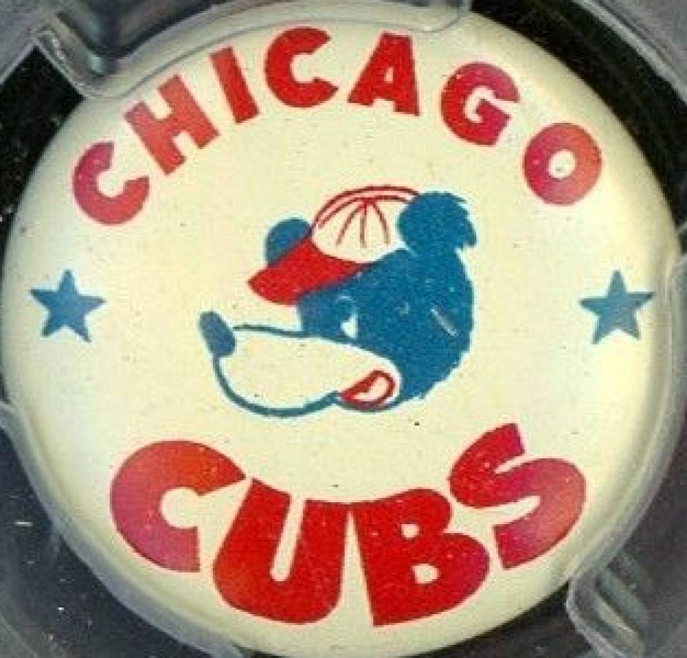 1964 Guy's Potato Chip Pins Chicago Cubs # Baseball Card