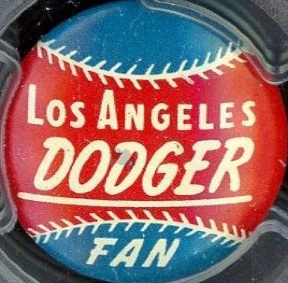1964 Guy's Potato Chip Pins Los Angeles Dodger Fan # Baseball Card