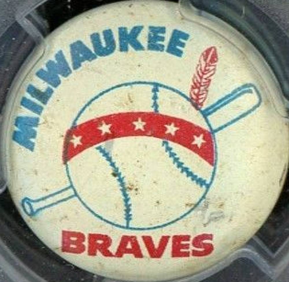 1964 Guy's Potato Chip Pins Milwaukee Braves # Baseball Card