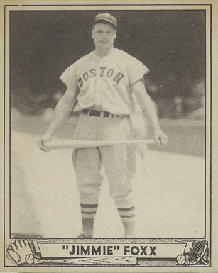 1940 Play Ball "Jimmie" Foxx #133 Baseball Card