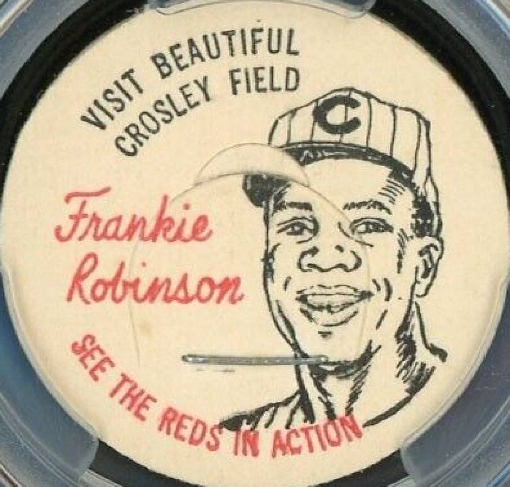 1963 French Bauer Reds Milk Caps Frank Robinson # Baseball Card