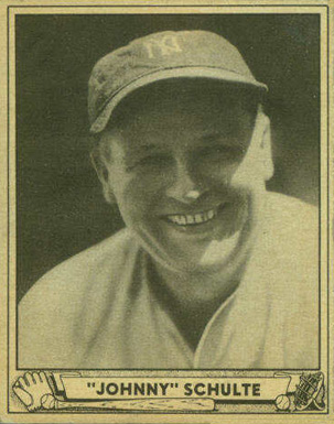 1940 Play Ball "Johnny" Schulte #12 Baseball Card