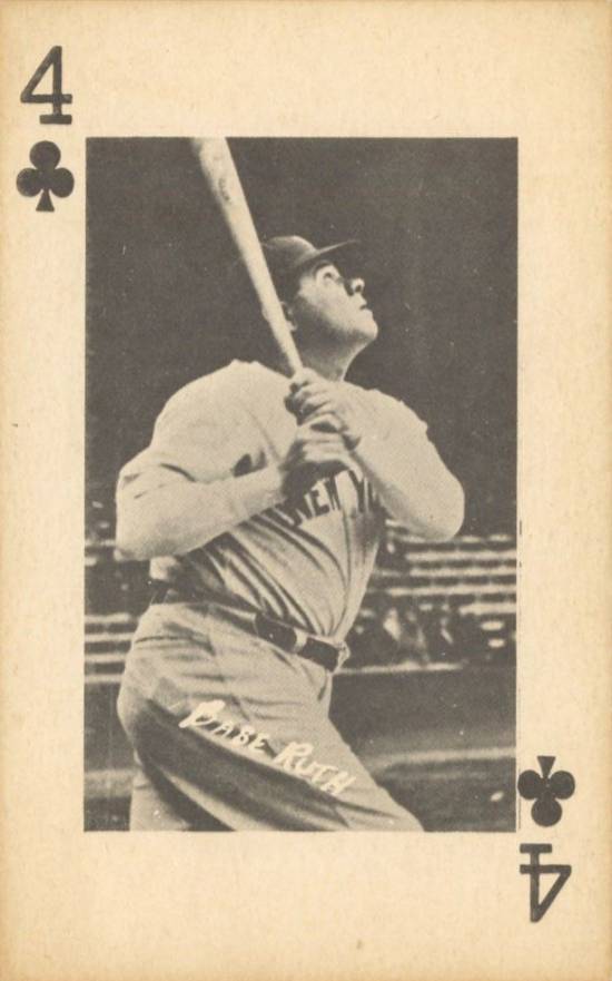 1962 Pittsburgh Exhibits Babe Ruth # Baseball Card