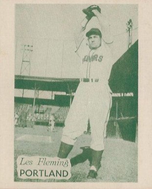 1949 Hage's Dairy Les Fleming #3 Baseball Card