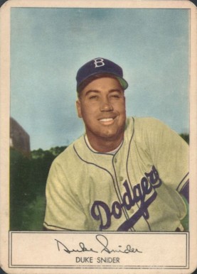 1953 Stahl-Meyer Franks Duke Snider # Baseball Card