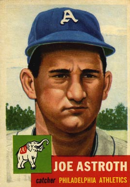 1953 Topps Joe Astroth #103 Baseball Card