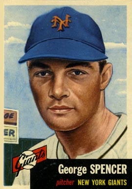 1953 Topps George Spencer #115 Baseball Card