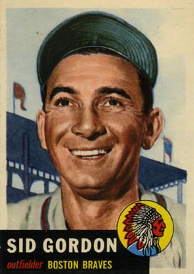 1953 Topps Sid Gordon #117 Baseball Card