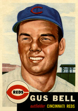 1953 Topps Gus Bell #118 Baseball Card