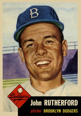 1953 Topps John Rutherford #137 Baseball Card