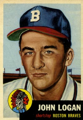 1953 Topps John Logan #158 Baseball Card