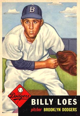 1953 Topps Billy Loes #174 Baseball Card