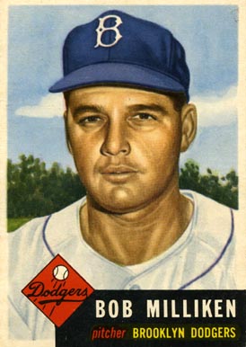 1953 Topps Bob Milliken #221 Baseball Card