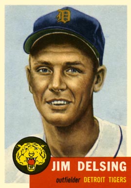 1953 Topps Jim Delsing #239 Baseball Card