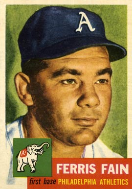 1953 Topps Ferris Fain #24 Baseball Card
