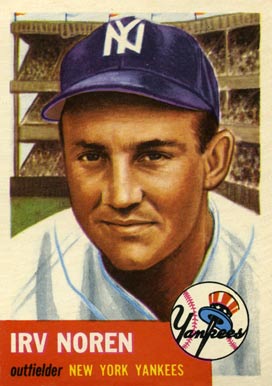 1953 Topps Irv Noren #35 Baseball Card