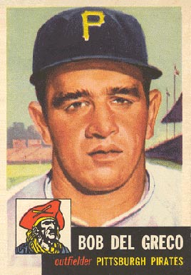 1953 Topps Bob Del Greco #48 Baseball Card