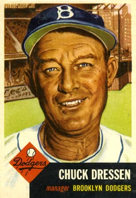1953 Topps Chuck Dressen #50 Baseball Card