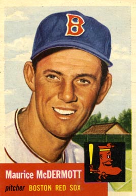 1953 Topps Maurice McDermott #55 Baseball Card
