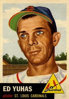1953 Topps Ed Yuhas #70 Baseball Card