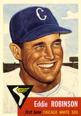 1953 Topps Eddie Robinson #73 Baseball Card