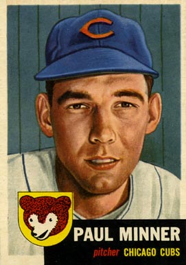 1953 Topps Paul Minner #92 Baseball Card