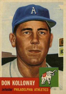 1953 Topps Don Kolloway #97 Baseball Card