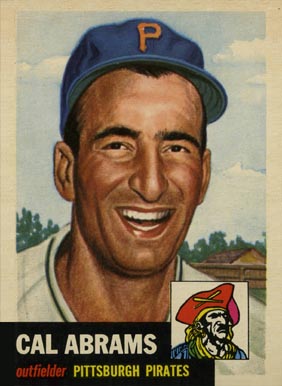 1953 Topps Cal Abrams #98 Baseball Card