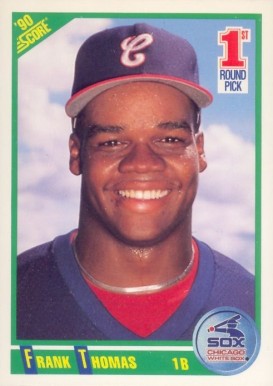 1990 Score Frank Thomas #663 Baseball Card