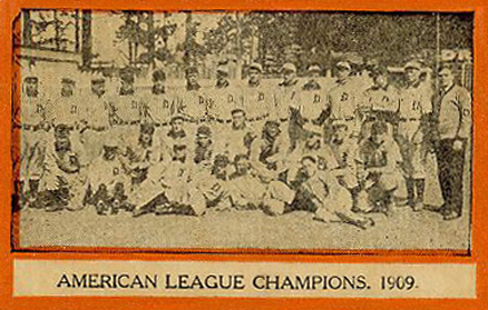 1910 Orange Borders American League Champions # Baseball Card