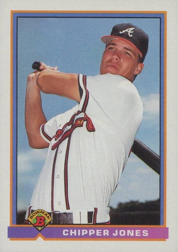 1991 Bowman Chipper Jones #569 Baseball Card