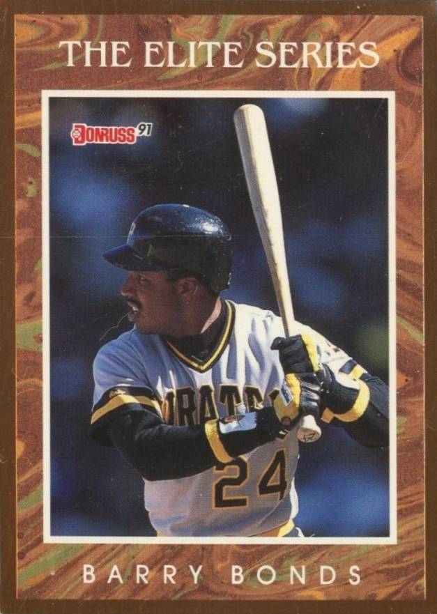 1991 Donruss Elite Barry Bonds #1 Baseball Card