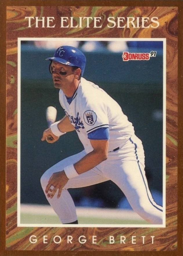 1991 Donruss Elite George Brett #2 Baseball Card