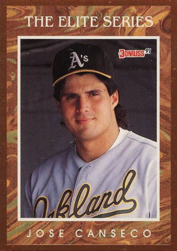 1991 Donruss Elite Jose Canseco #3 Baseball Card
